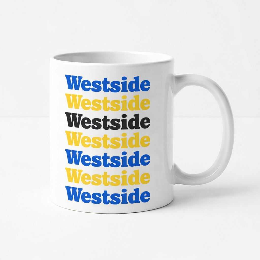 Westside - Mug - Retro Typography Design