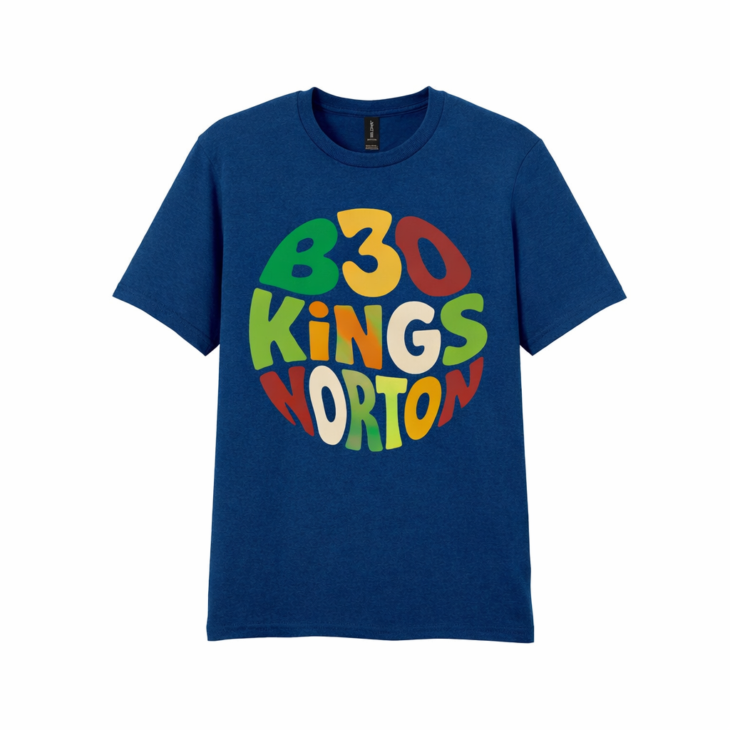 Kings Norton - T-Shirt - Colour Burst Design