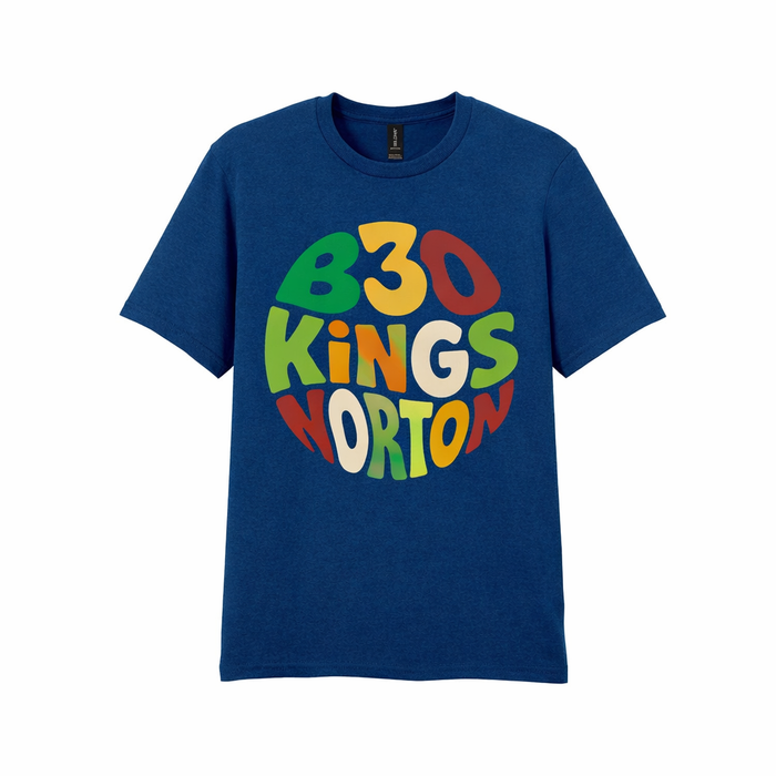 Kings Norton - T-Shirt - Colour Burst Design