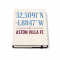 Aston Villa FC Linen Notepad Gift - Heritage Lines Design for Football Enthusiasts