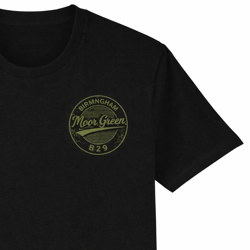 Moor Green - T-Shirt - B29 Vintage Stamp Design