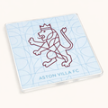 Aston Villa Acrylic Coaster Gift - Minimalist Geometric Lions Echo Design for Football Enthusiasts