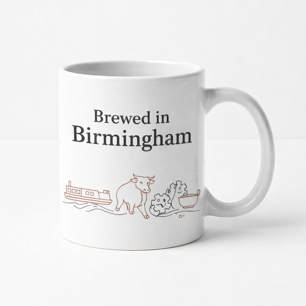 Birmingham  - Mug - Minimalist Coordinates Design
