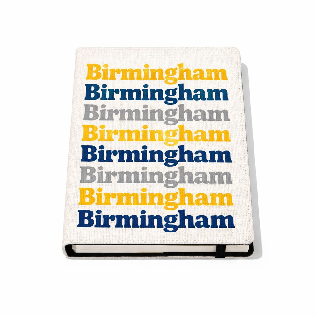 Birmingham - Notepad - Retro Typography Design