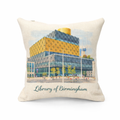 Westside - Cushion - Stylised Painting Design - Library of Birmingham
