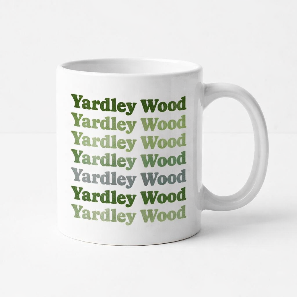 Yardley Wood - Mug - Retro Typography Design