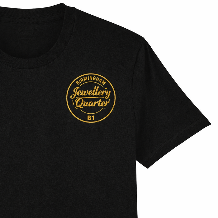 Jewellery Quarter - T-Shirt - B1 Vintage Stamp Design