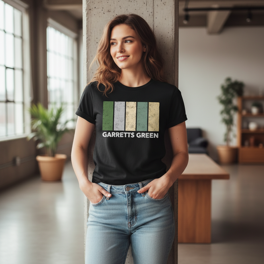 Garretts Green - T-Shirt - Colour Block Design