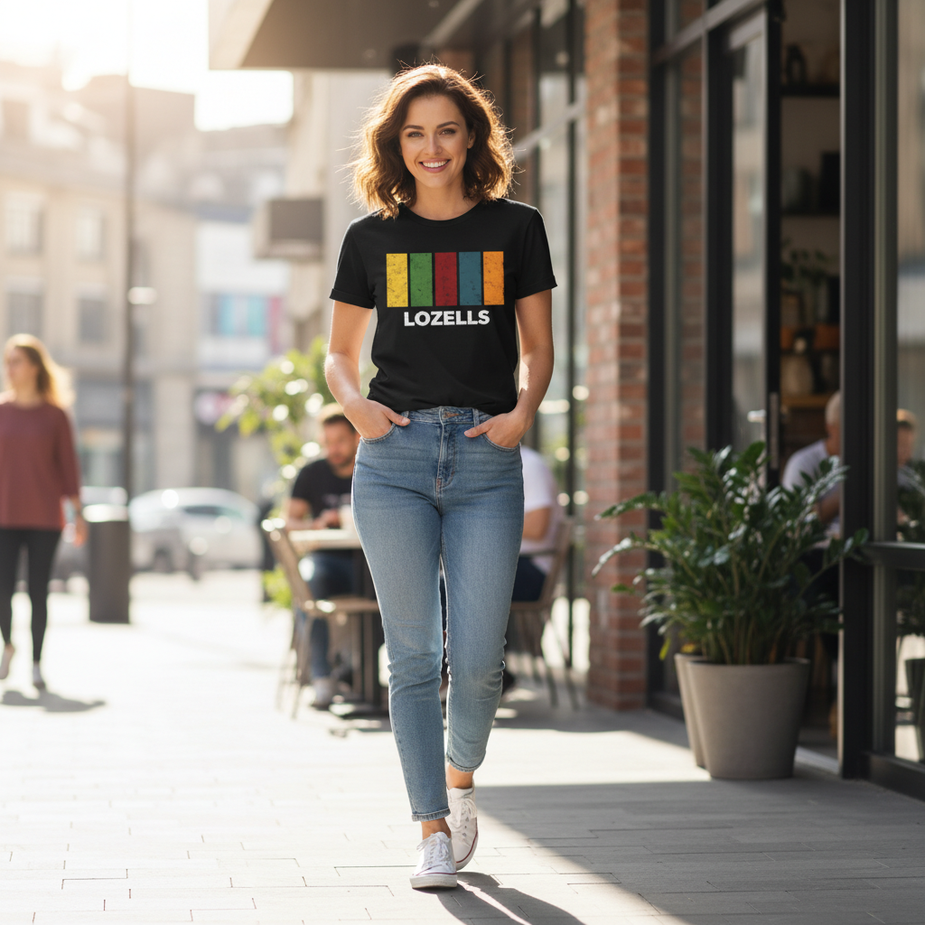 Lozells - T-Shirt - Colour Block Design
