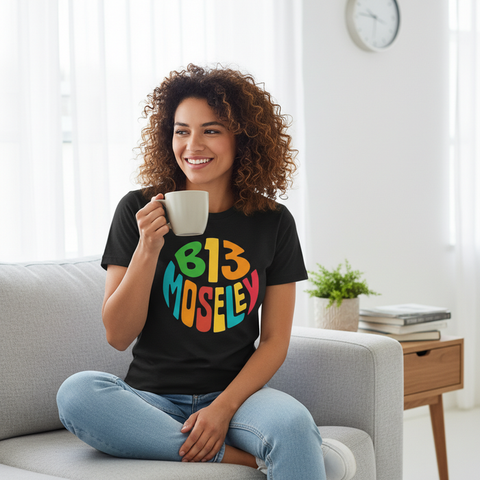 Moseley - T-Shirt - Colour Burst Design