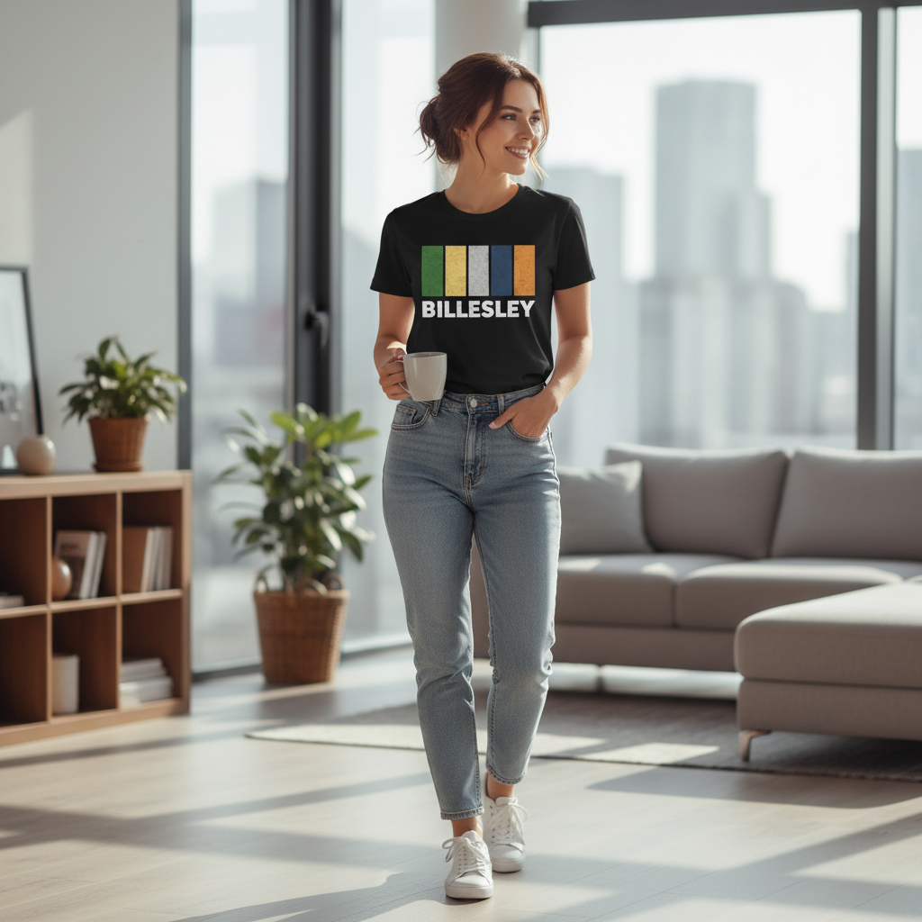 Billesley - T-Shirt - Colour Block Design