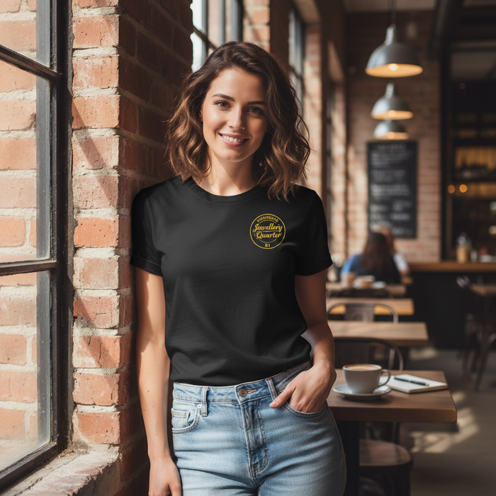 Jewellery Quarter - T-Shirt - B1 Vintage Stamp Design