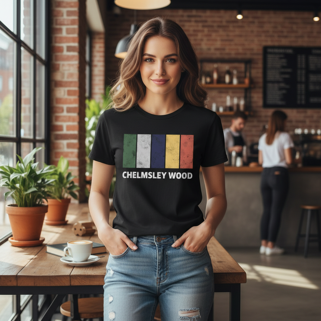 Chelmsley Wood - T-Shirt - Colour Block Design