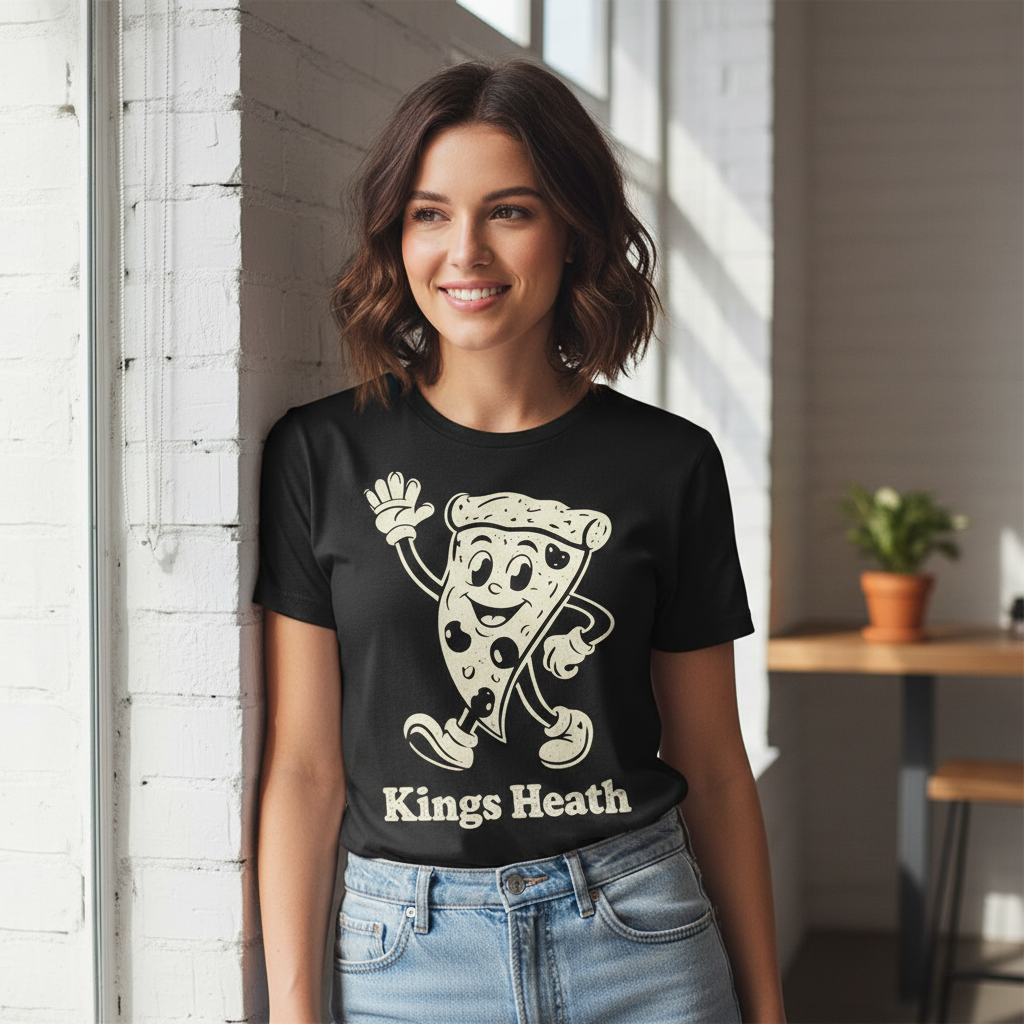 Kings Heath - T-Shirt -  - Pizza Slice