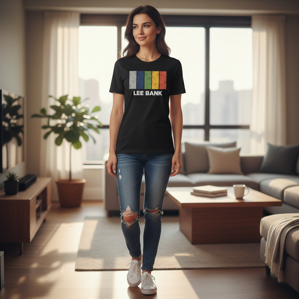 Lee Bank - T-Shirt - Colour Block Design