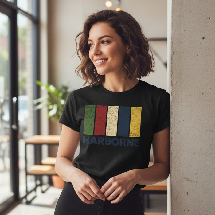 Harborne - T-Shirt - Colour Block Design