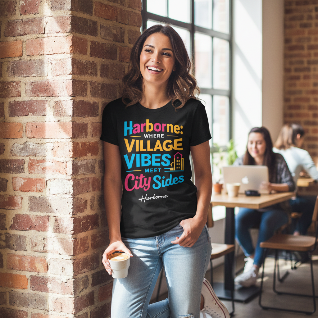 Harborne - T-Shirt - Say it…Harborne Design