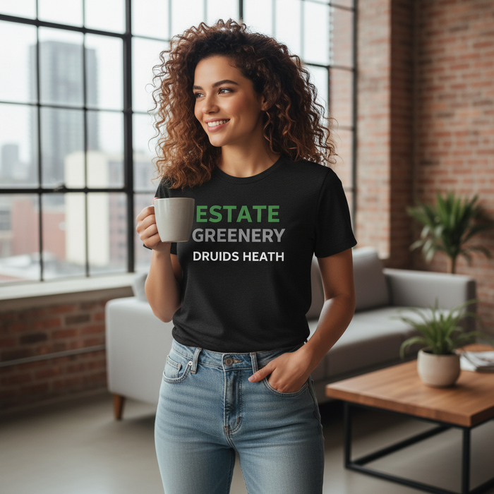 Druids Heath - T-Shirt - Minimal Type Stack Design