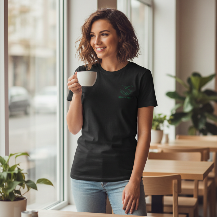 Druids Heath - T-Shirt - Minimal Line Icon Design - Community