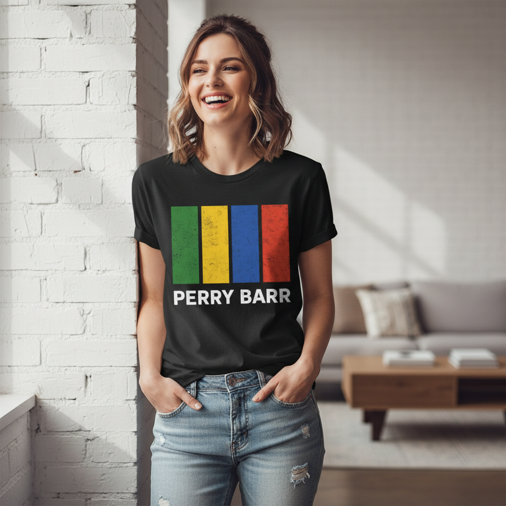 Perry Barr - T-Shirt - Colour Block Design