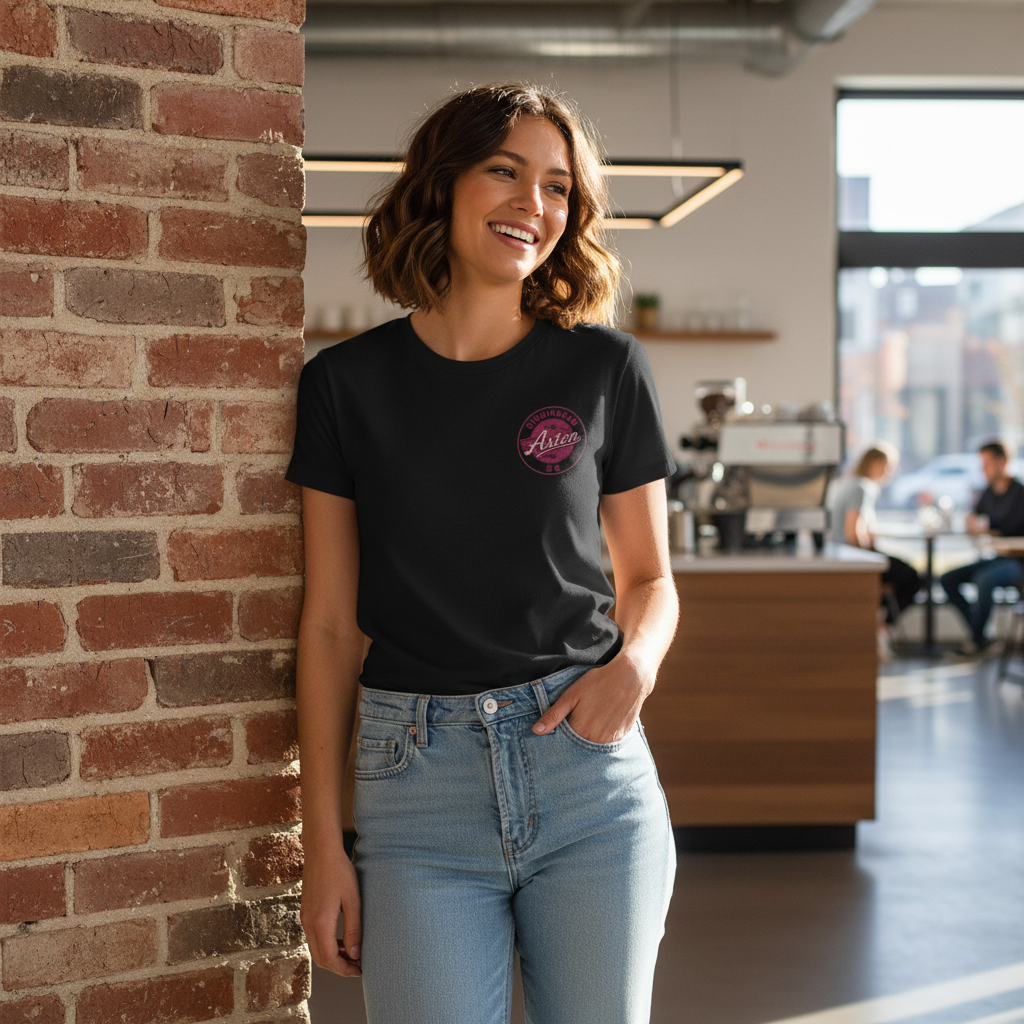 Aston - T-Shirt - B6 Vintage Stamp Design