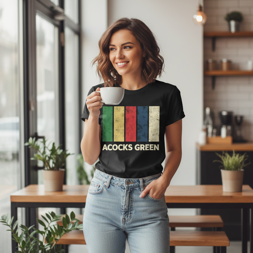 Acocks Green - T-Shirt - Colour Block Design