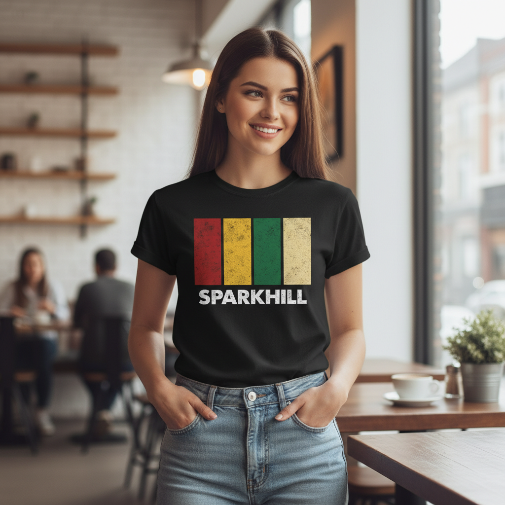 Sparkhill - T-Shirt - Colour Block Design