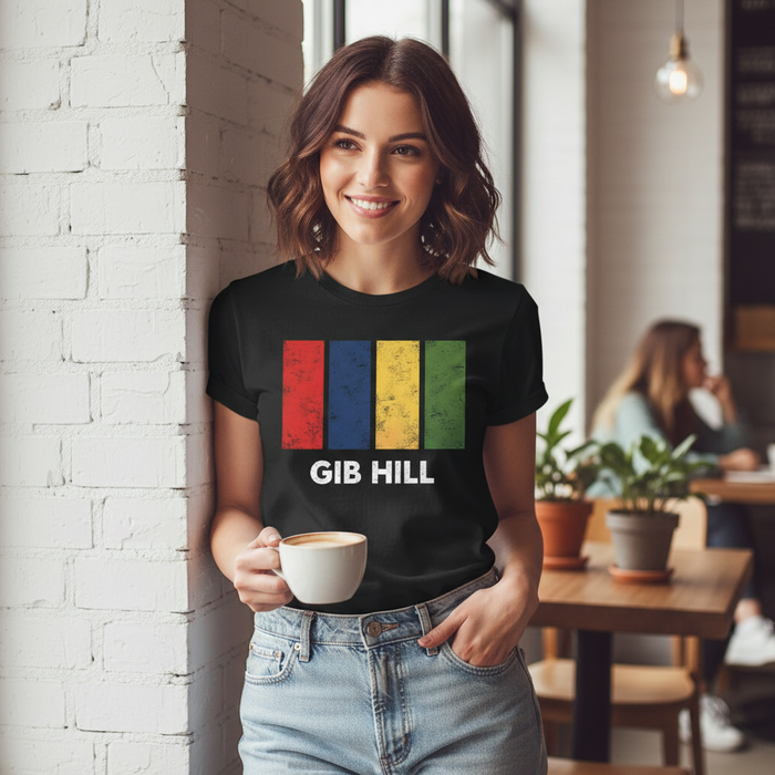 Gib Hill - T-Shirt - Colour Block Design