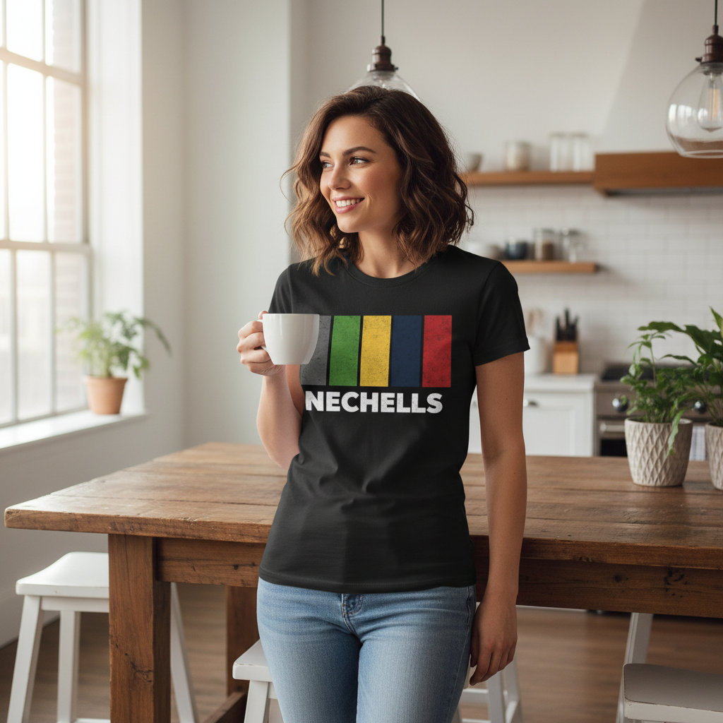 Nechells - T-Shirt - Colour Block Design