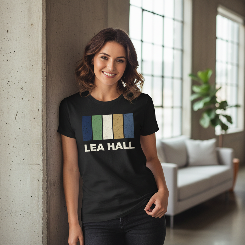 Lea Hall - T-Shirt - Colour Block Design