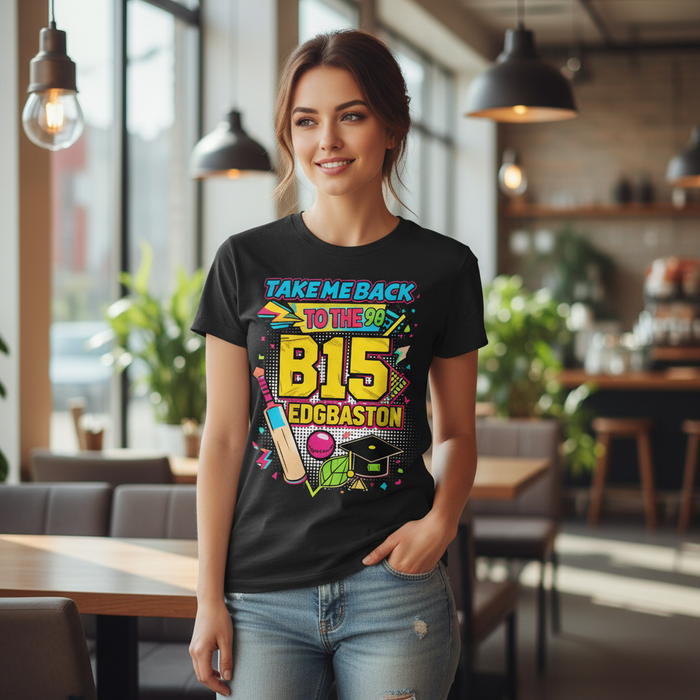 Edgbaston - T-Shirt - Playful Neon Vibe Design