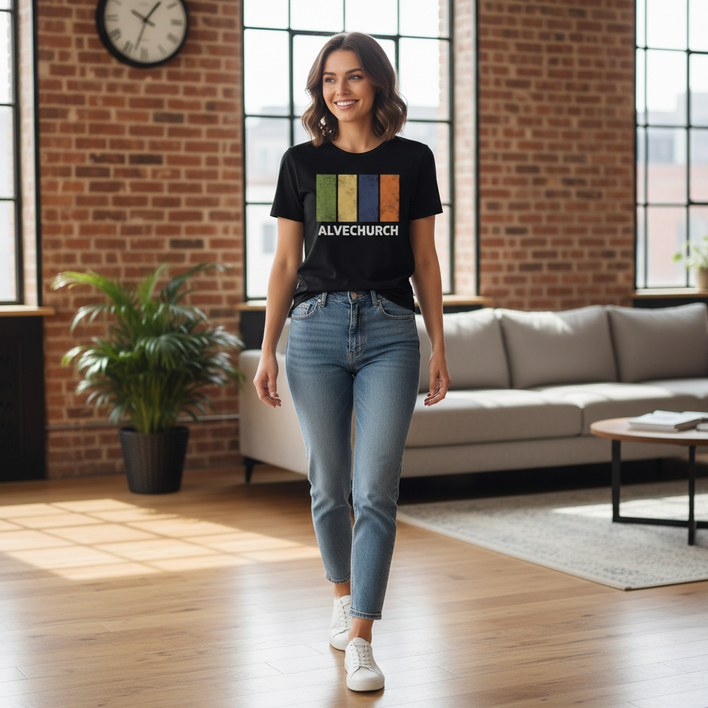 Alvechurch - T-Shirt - Colour Block Design