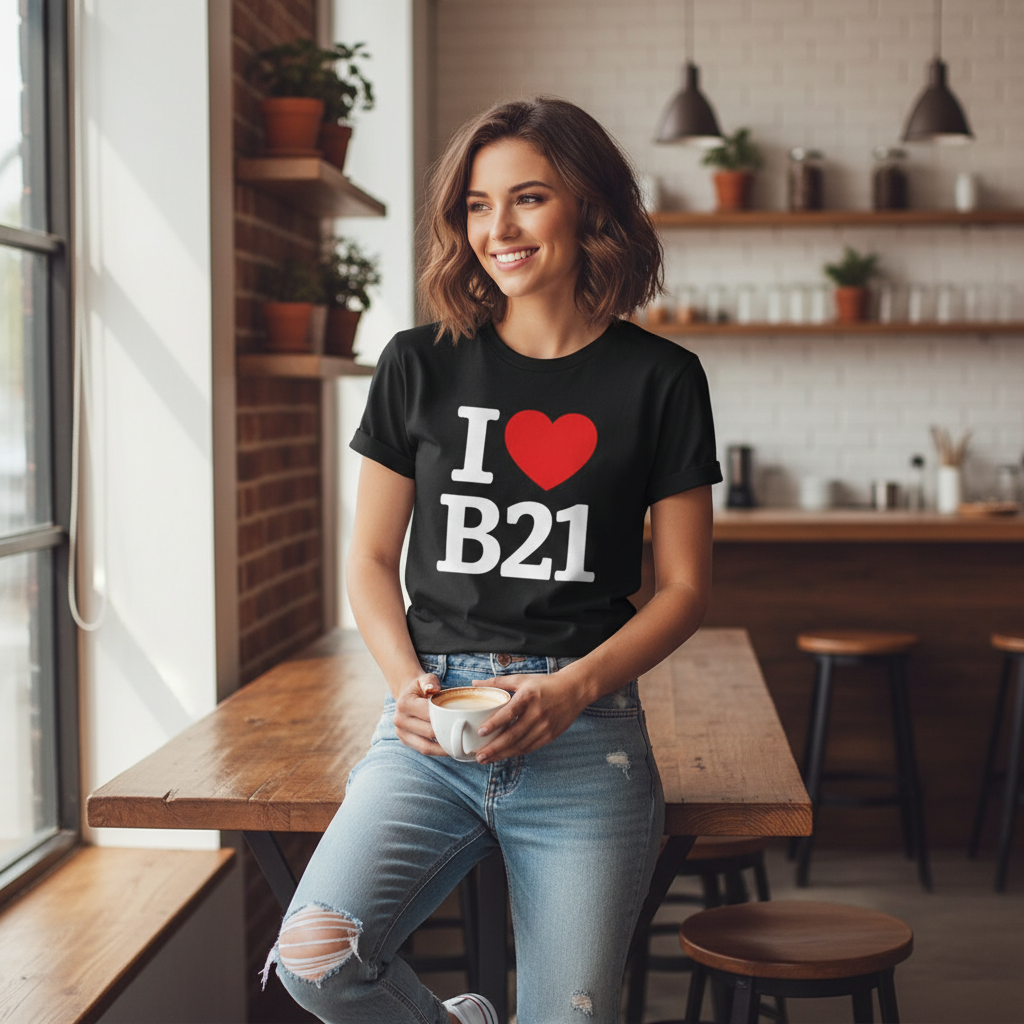 Handsworth - T-Shirt - I Heart B21 Design