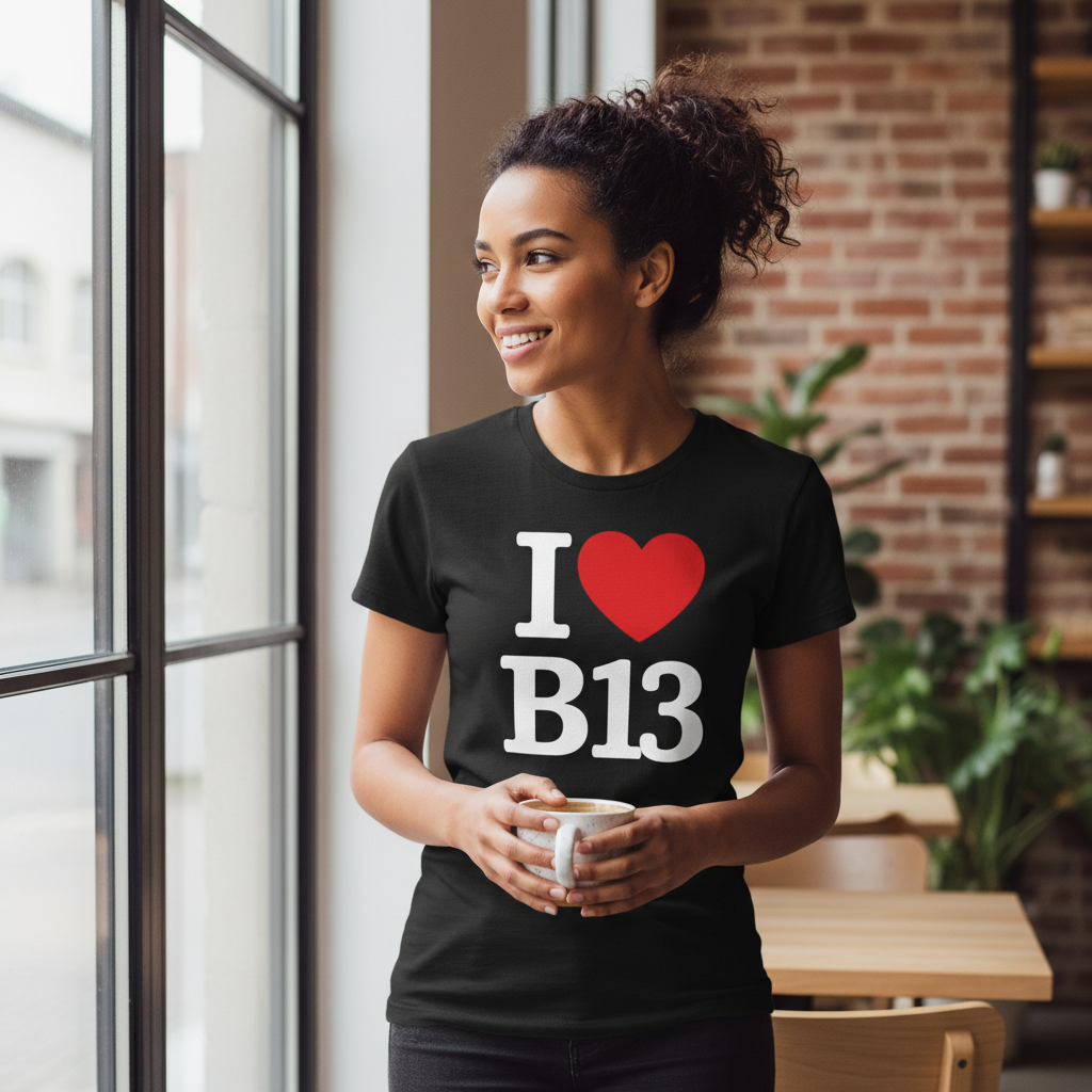 Moseley - T-Shirt - I heart B13 Design