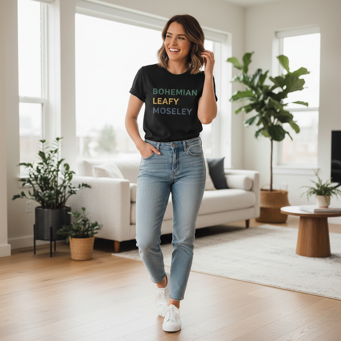 Moseley - T-Shirt - Minimal Type Stack Design