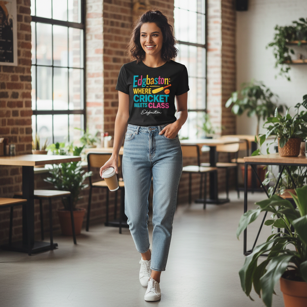 Edgbaston - T-Shirt - Say it…Edgbaston Design