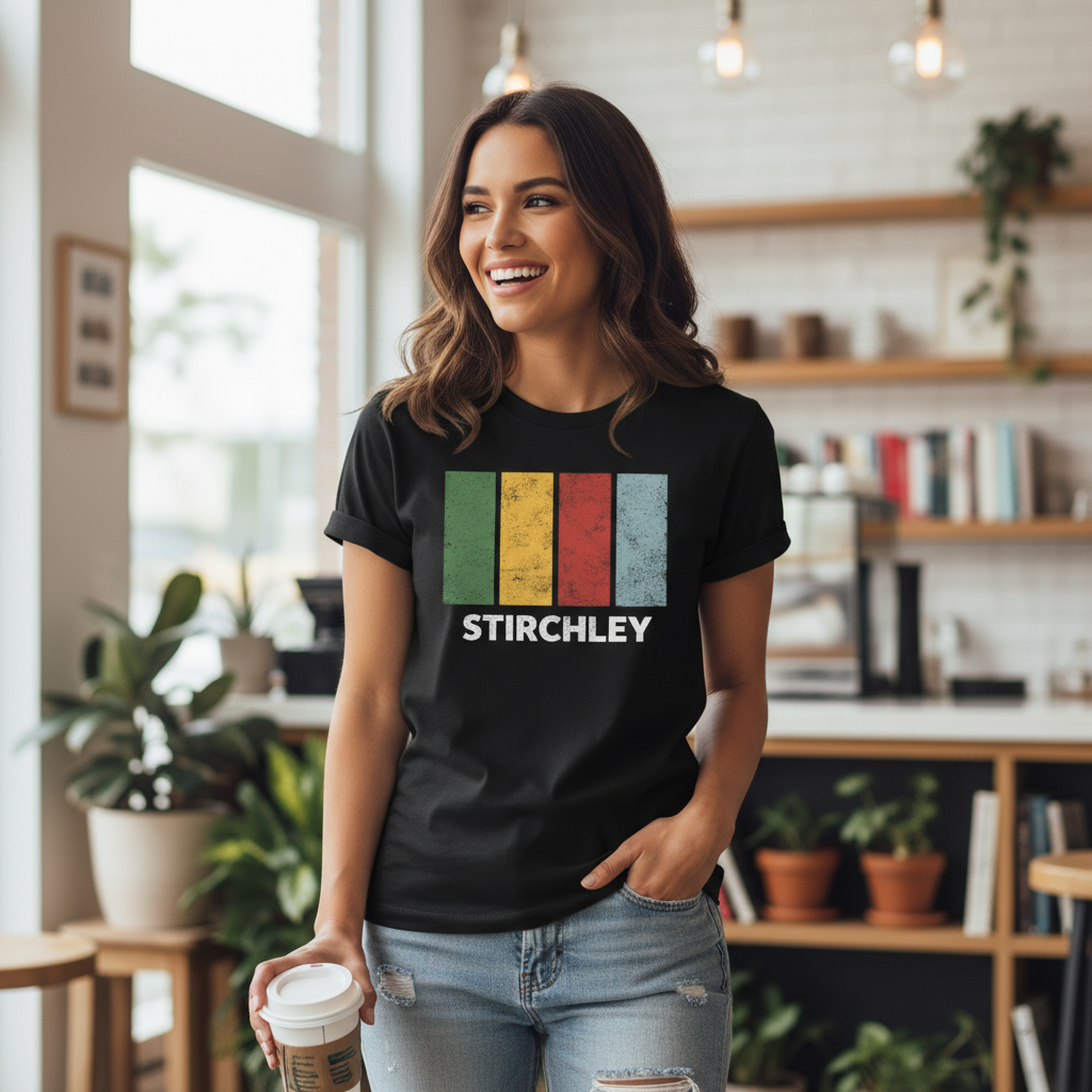 Stirchley - T-Shirt - Colour Block Design
