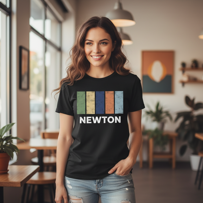Newton - T-Shirt - Colour Block Design