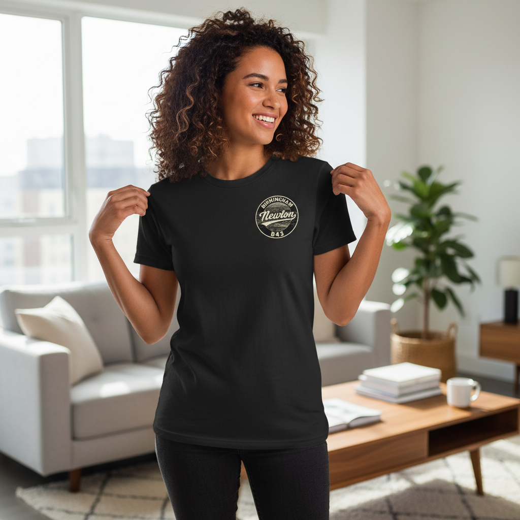 Newton - T-Shirt - B43 Vintage Stamp Design