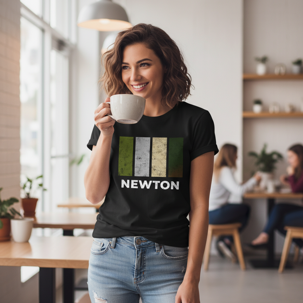 Newton - T-Shirt - Colour Block Design