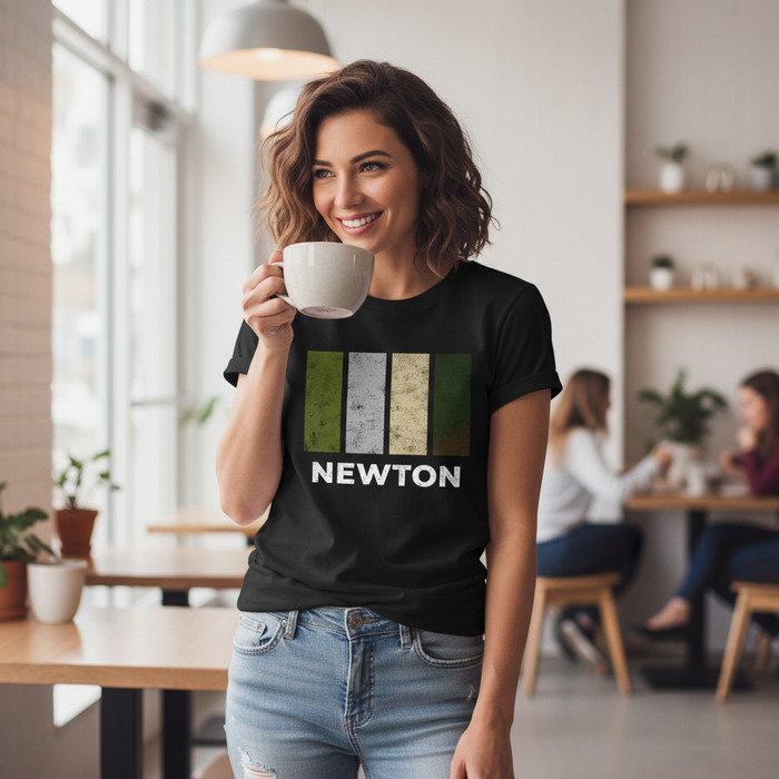 Newton - T-Shirt - Colour Block Design
