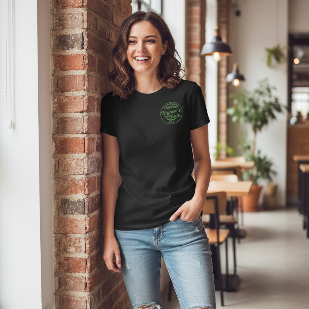 Highter's Heath - T-Shirt - B14 Vintage Stamp Design