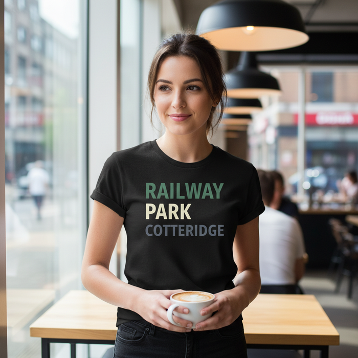Cotteridge - T-Shirt - Minimal Type Stack Design