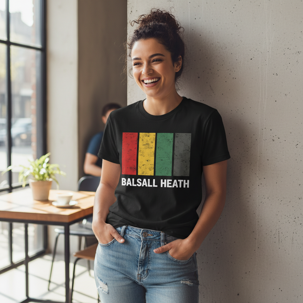 Balsall Heath - T-Shirt - Colour Block Design