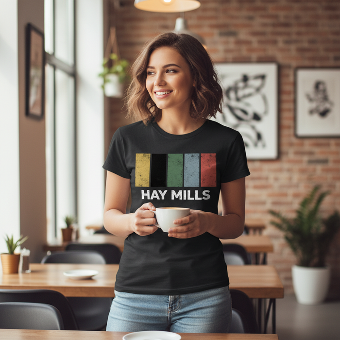 Hay Mills - T-Shirt - Colour Block Design