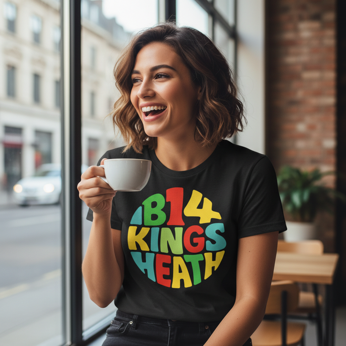 Kings Heath - T-Shirt - Colour Burst Design