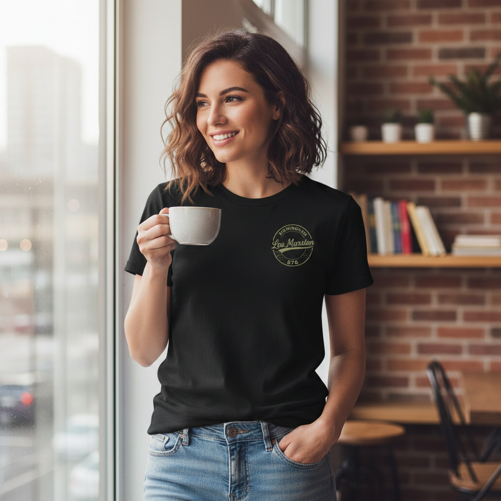 Lea Marston - T-Shirt - B76 Vintage Stamp Design