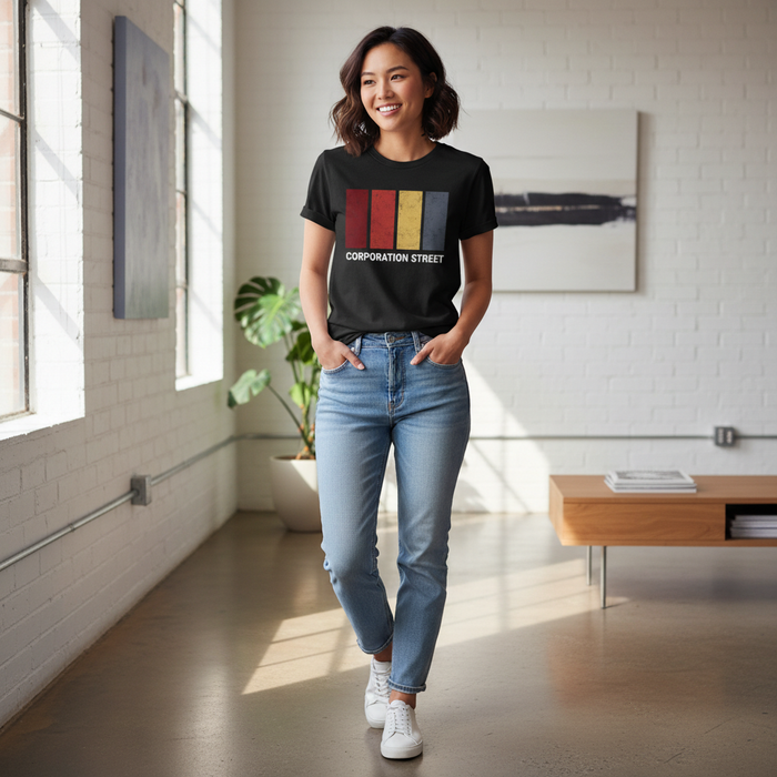 Corporation Street  - T-Shirt - Colour Block Design