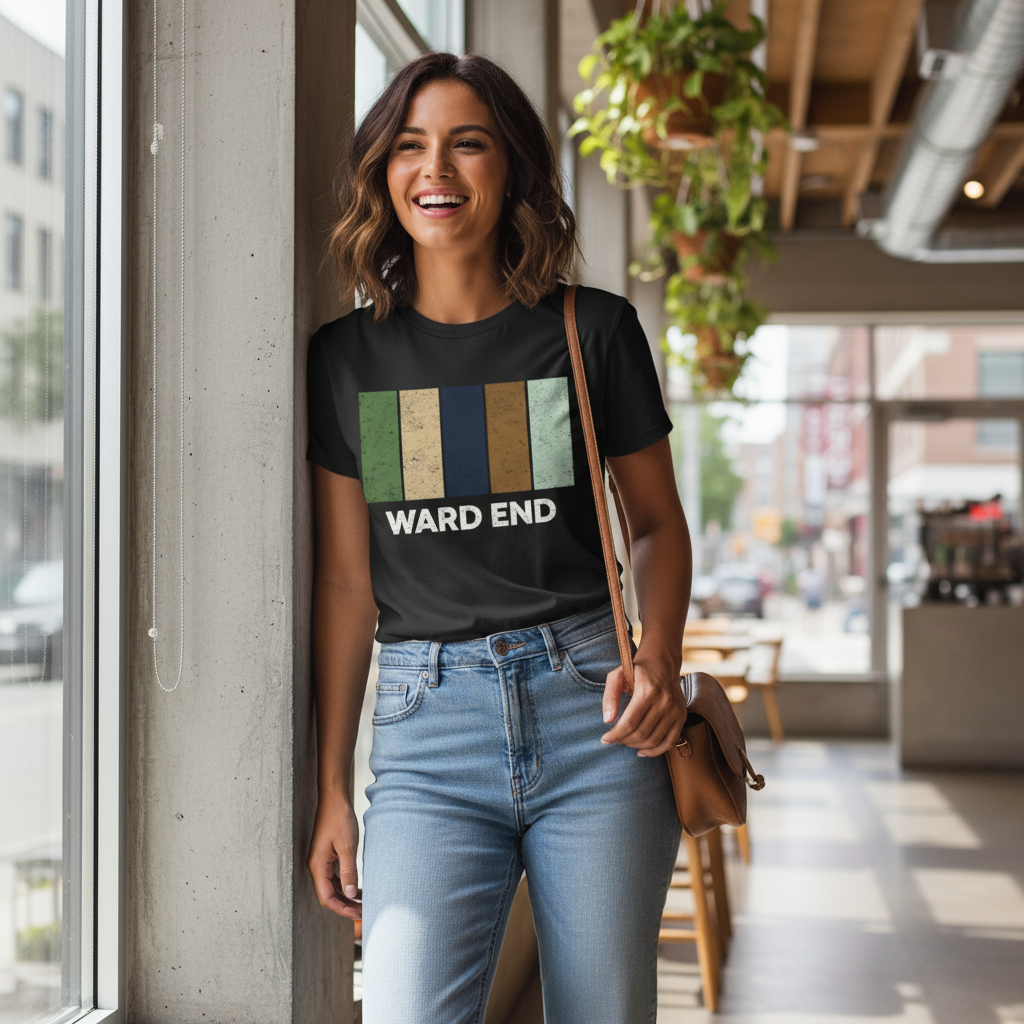 Ward End - T-Shirt - Colour Block Design