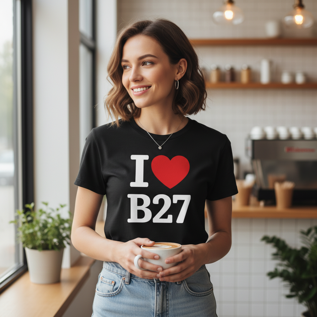 Acocks Green - T-Shirt - I Heart B27 Design